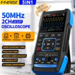 FNIRSI 2C53T 50MHz 250MS/S Handheld 3in1 Oscilloscope Multimeter Signal Generator - Image 3