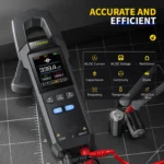 FNIRSI DMC-100 DC AC Current Voltage Clamp Meter Digital Multimeter - Image 3