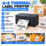 Thermal Label Printer Wireless 4*6Inch Sticker Printing for Shipping Packages, PriceTags and Small Business (ZJ-9260) - Image 2
