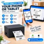 Thermal Label Printer Wireless 4*6Inch Sticker Printing for Shipping Packages, PriceTags and Small Business (ZJ-9260) - Image 3
